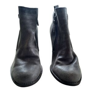 Lucky Brand Gray Suede Ankle Boots